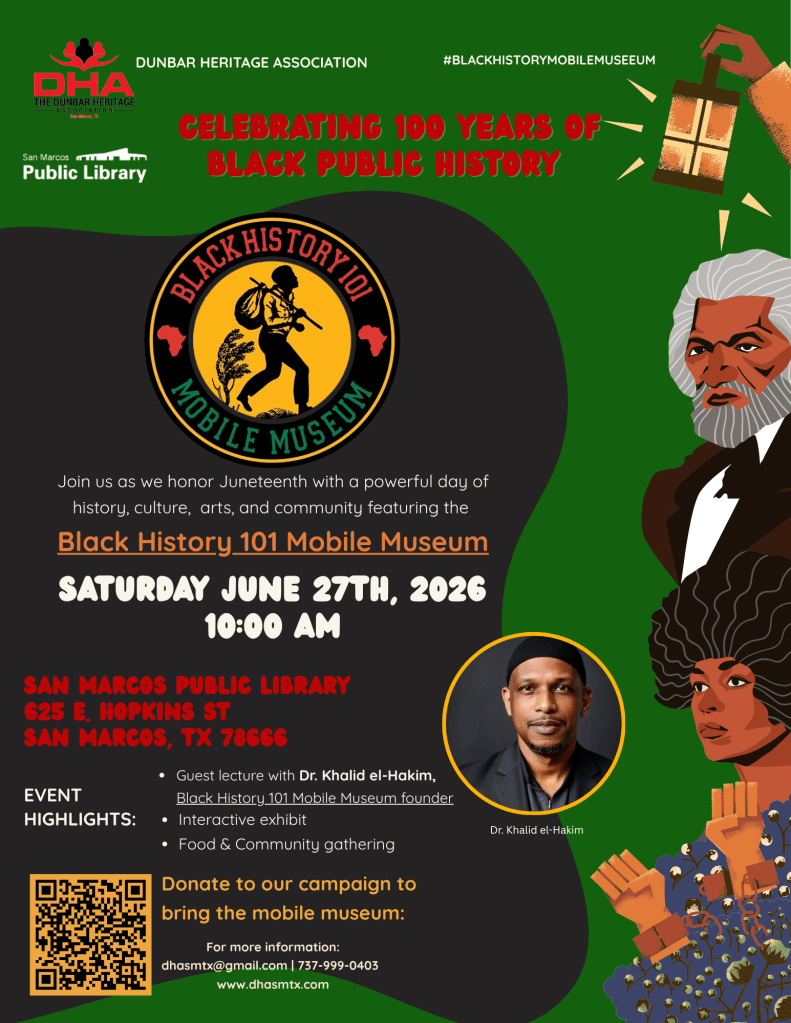 Black History 101 Mobil Museum flier